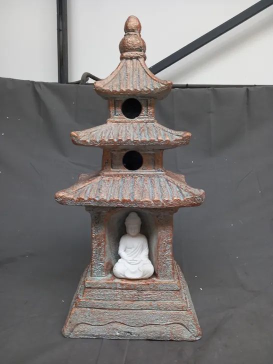 MY GARDEN STORIES SOLAR LED BUDDHA PAGODA