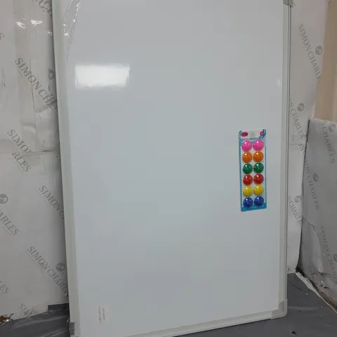 BOXED WHITEBOARD APPROXIMATELY 90CM X 60XM 