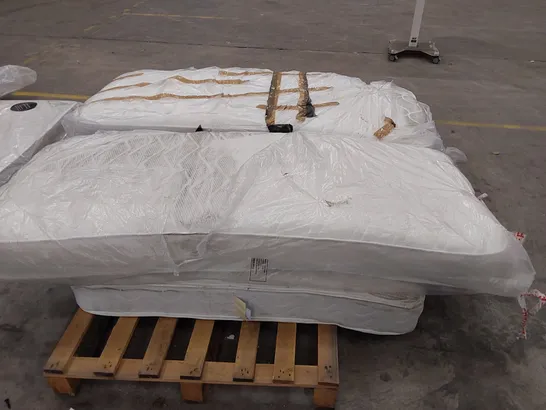 PALLET OF 3 ASSORTED MATTRESSES TO INCLUDE; 1x DOUBLE AND 2x SMALL SINGLE MATTRESSES 