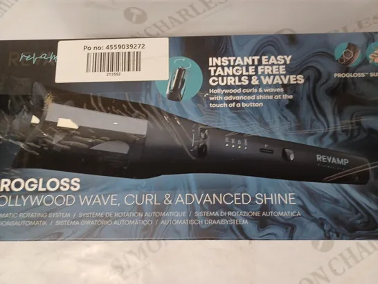 REVAMP PROGLOSS, HOLLYWOOD WAVE, CURL & ADVANCED SHINE