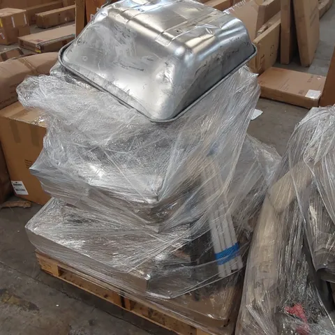 PALLET OF ASSORTED HOMEWARE AND FURNITURE PARTS 