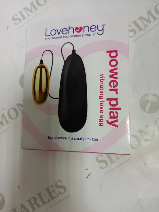 BOXED LOVEHONEY POWER PLAY VIBRATING LOVE EGG