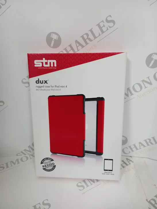 20 STM DUX RUGGED CASE FOR IPAD MINI 4 RED