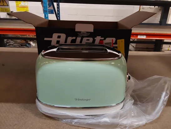 BOXED ARIETE VINTAGE STYLE TOASTER (1 BOX)