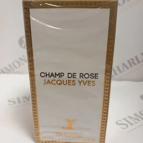 BOXED AND SEALED CHAMP DE ROSE JACQUES YVES EAU DE PARFUM 100ML