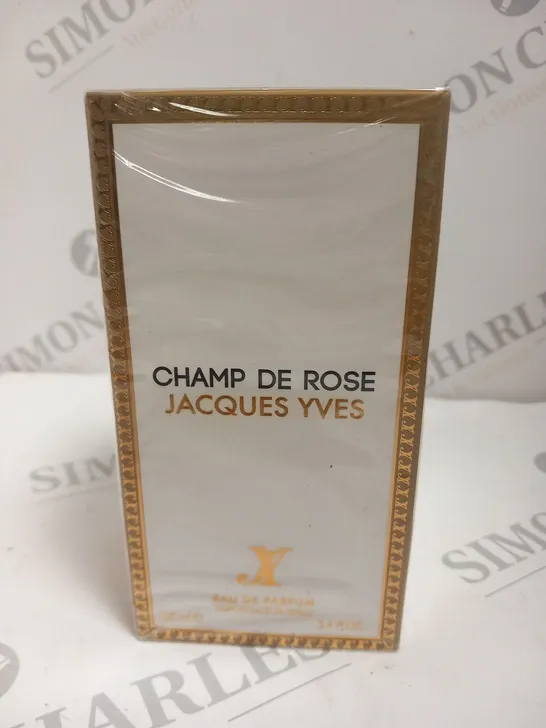 BOXED AND SEALED CHAMP DE ROSE JACQUES YVES EAU DE PARFUM 100ML