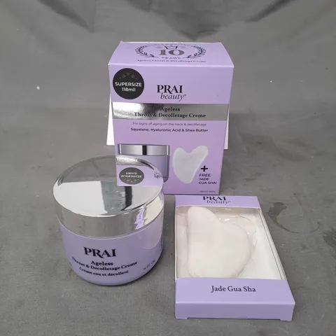 BOXED PRAI BEAUTY AGELESS THROAT & DECOLLETAGE CREAM 118ML