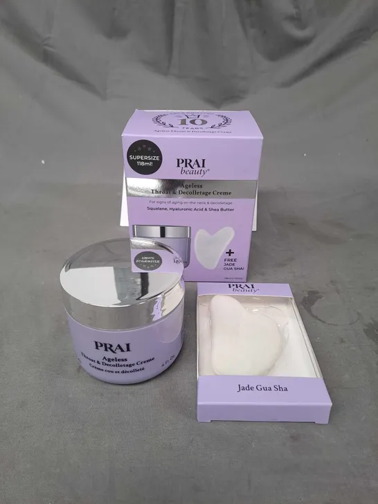 BOXED PRAI BEAUTY AGELESS THROAT & DECOLLETAGE CREAM 118ML