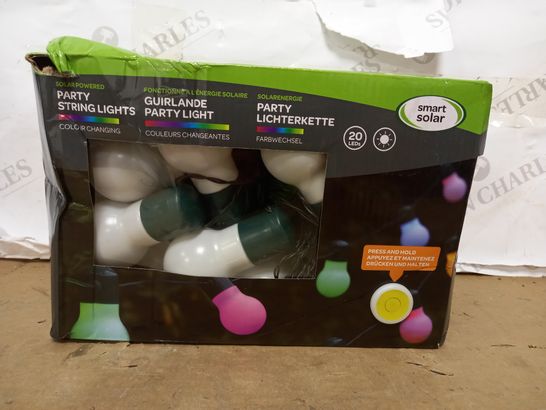 BOXED SOLAR STRINGS PARTY LIGHTS RRP £29.99