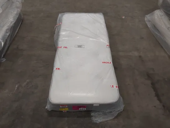 QUALITY BAGGED NATURAL OPEN COIL SPRING SMALL SINGLE 2'6" MATTRESS 