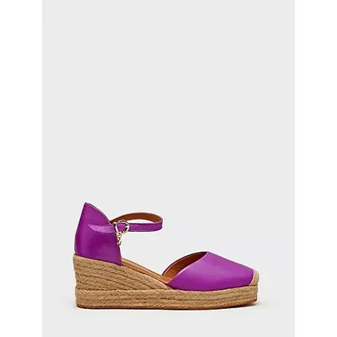 MODA IN PELLE GALIANA WEDGE SANDAL- PURPLE SIZE 8 