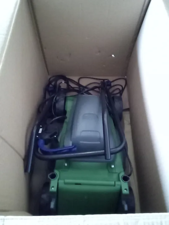 BOXED USED POWERBASE ELECTRIC ROTARY LAWN MOWER MEBT232C