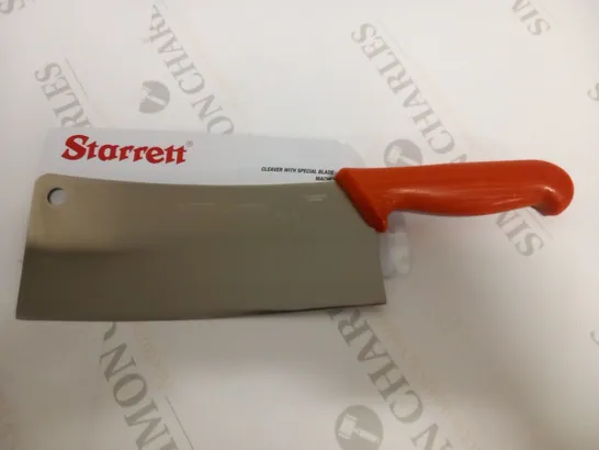 BRAND NEW STARRETT CLEAVER WITH SPECIAL BLADE 20CM