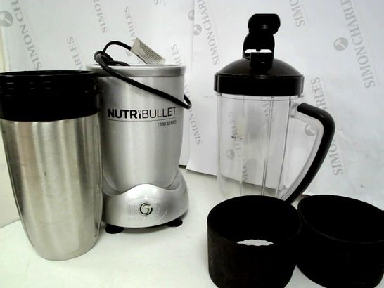 NUTRIBULLET 1200 SERIES SMART TECHNOLOGY HIGH SPEED BLENDER - 1200W SILVER