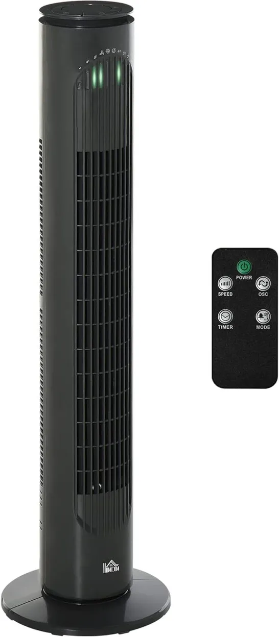 BOXED HOMCOM 30'' FREESTANDING TOWER FAN (1 BOX)