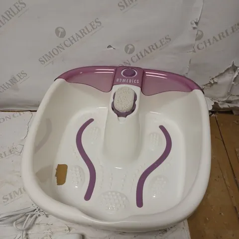 HOMEDICS BUBBLEMATE FOOT SPA AND MASSAGER