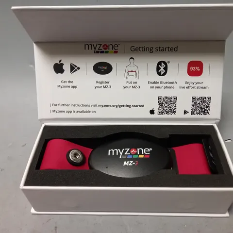 BOXED MYZONE MZ-3 FITNESS BAND