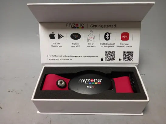 BOXED MYZONE MZ-3 FITNESS BAND