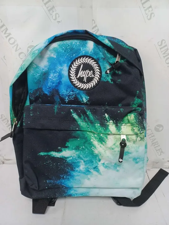 HYPE BLUE & GREEN CHALK DUST BACKPACK