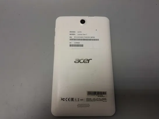 ACER ICONIA ONE 7 TABLET