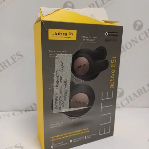 BOXED JABRA ELITE ACTIVE 65T EARBUDS 