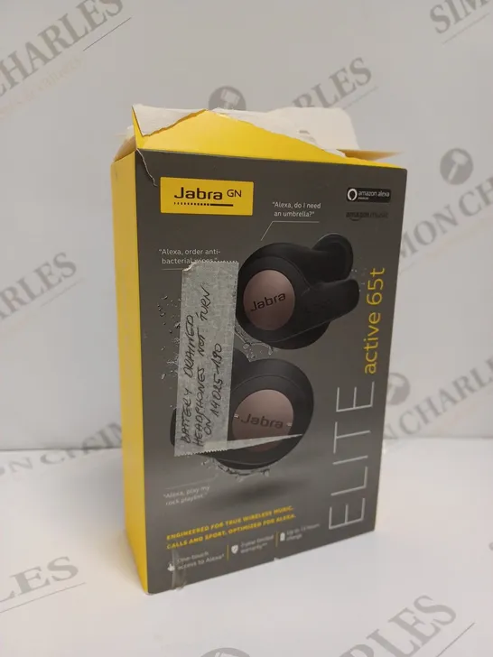 BOXED JABRA ELITE ACTIVE 65T EARBUDS 