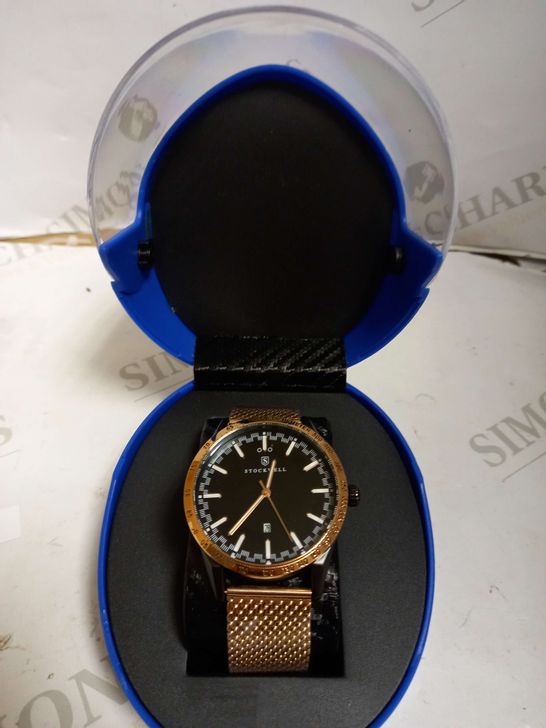 STOCKWELL TWO TONE MESH STRAP SPORTS WRISTWATCH  RRP £550