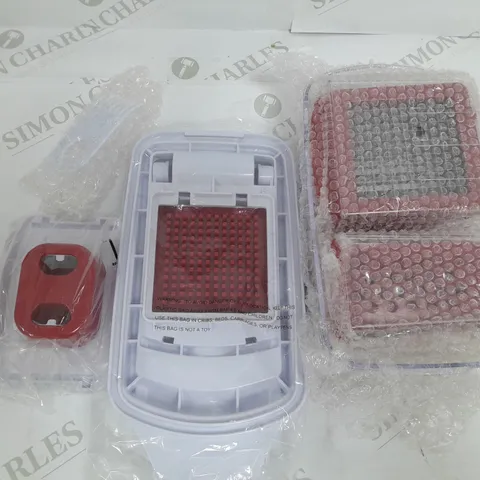 BOXED COOK'S ESSENTIALS CHOPPER 8 SLICE & DICE BLADES IN RED