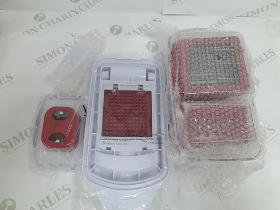 BOXED COOK'S ESSENTIALS CHOPPER 8 SLICE & DICE BLADES IN RED