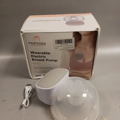 BOXED MOMCOZY WEARABLE ELECTRIC BREAST PUMP 