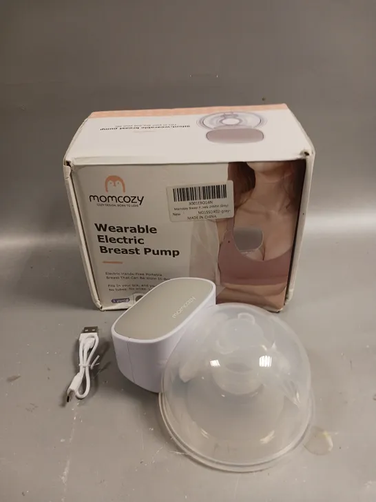 BOXED MOMCOZY WEARABLE ELECTRIC BREAST PUMP 