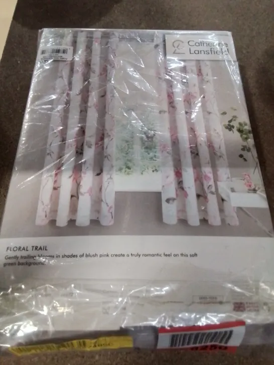 CATHERINE LANSFIELD FLORAL TRAIL CURTAINS 6X6X72 INCH 