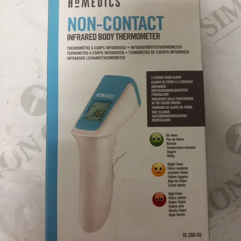 BOXED HOMEDICS NON-CONTACT INFRARED BODY THERMOMETER TE-350-EU