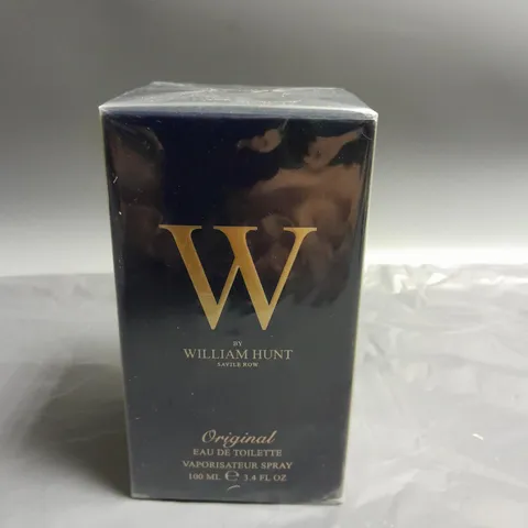 SEALED W BY WILLIAM HUNT SAVILE ROW ORIGINAL EAU DE TOILETTE FOR HIM 100ML