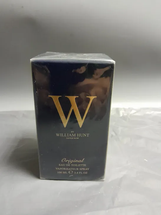 SEALED W BY WILLIAM HUNT SAVILE ROW ORIGINAL EAU DE TOILETTE FOR HIM 100ML