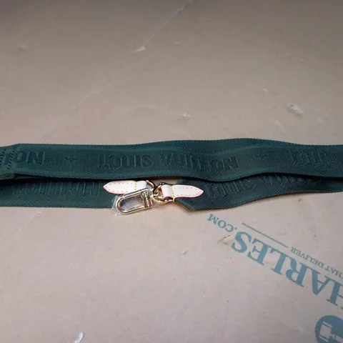 'LOUIS VUITTON' GREEN BAGSTRAP