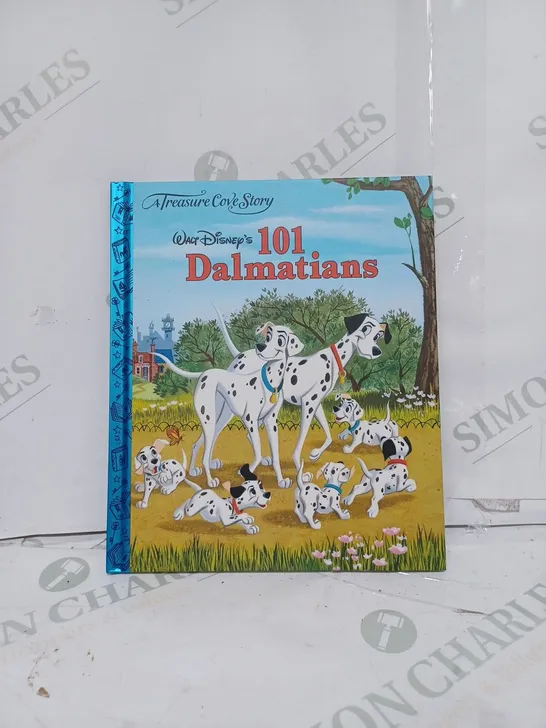 BOX TO CONTAIN APPROX. 40 X WALT DISNEY'S A TREASURE COVE STORY, "101 DALMATIANS" CHILDRENS BEDTIME STORY BOOKS 