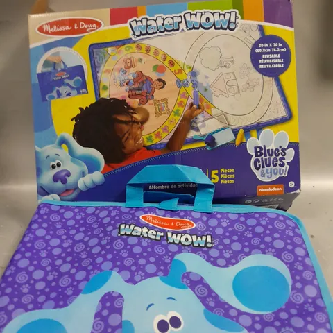 BOXED MELISSA & DOUG BLUES CLUES WATER WOW!