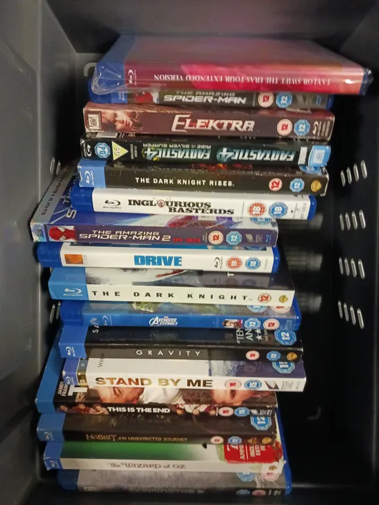 APPROXIMATELY 15 ASSORTED BLU-RAY FILMS TO INCLUDE THE DARK KNIGHT, GRAVITY, THE IS THE END ETC 