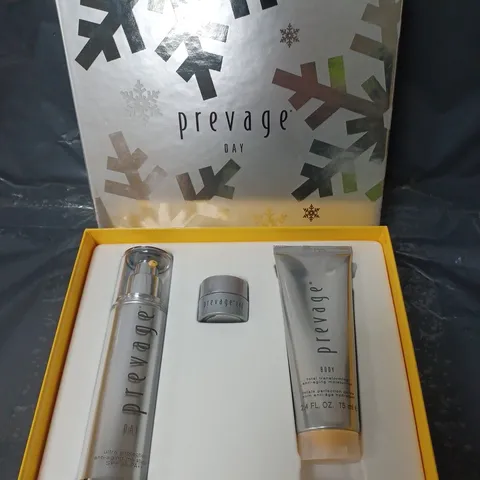 PREVAGE SKINCARE GIFT SET TO INCLUDE ULTRA PROTECTION ANT-AGING MOISTURISER SPF 30 50ML, EYE CREAM AND BODY MOISTURISER 75ML