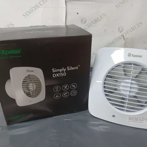 BOXED XPELAIR SIMPLY SILENT DX150 EXTRACTOR FAN