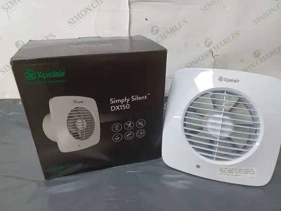 BOXED XPELAIR SIMPLY SILENT DX150 EXTRACTOR FAN