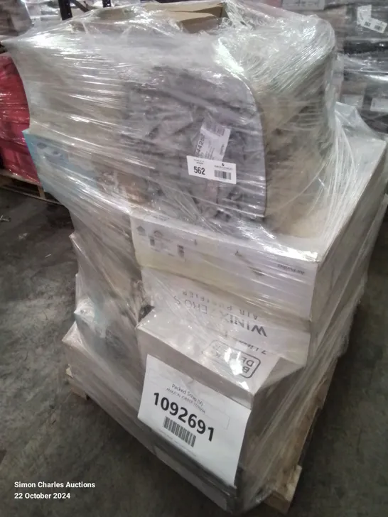 PALLET OF APPROXIMATELY 25 UNPROCESSED RAW RETURN HOUSEHOLD AND ELECTRICAL GOODS TO INCLUDE;