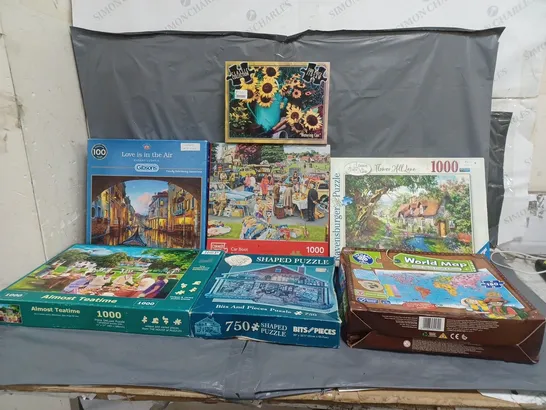 7 VARIOUS JIGSAW PUZZLES FROM NO1 DOWN THE LANE, ORCHARD TOYS, AND GIBSONS ET.