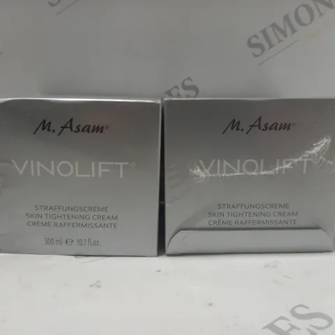 BOXED SET OF 2 M.ASAM VINOLIFT SKIN TIGHTENING CREAM 300ML