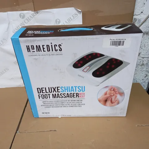 BOXED HOMEDICS DELUXE SHIATSU FULL FOOT MASSAGER WITH HEAT FM-TS9-EU