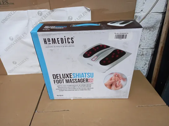 BOXED HOMEDICS DELUXE SHIATSU FULL FOOT MASSAGER WITH HEAT FM-TS9-EU