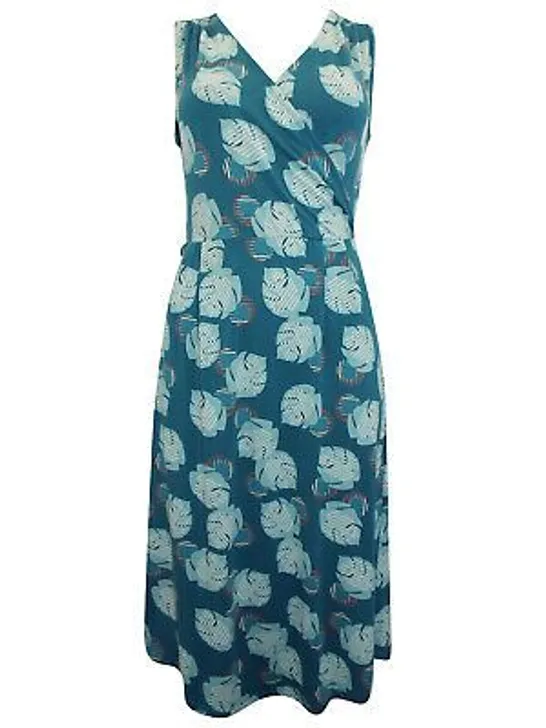 WHITE STUFF AVERY DRESS IN BLUE SIZE 12 