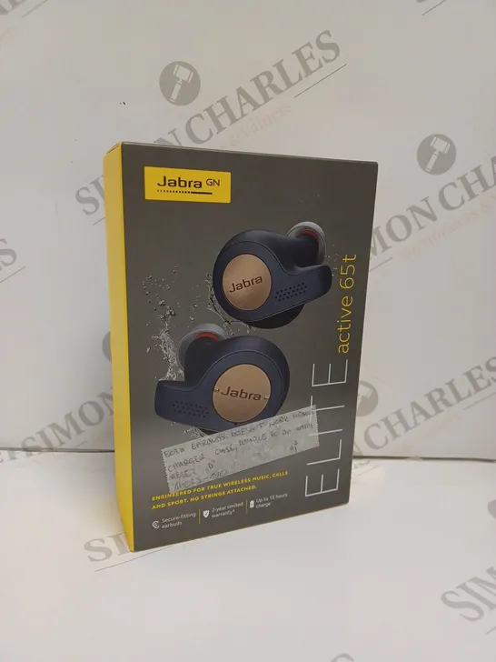 BOXED JABRA ELITE ACTIVE 65T EARBUDS