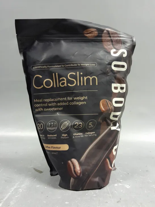 SEALED SO BODY CO COLLA SLIM MEAL REPLACEMENT - COFFEE - 800G 